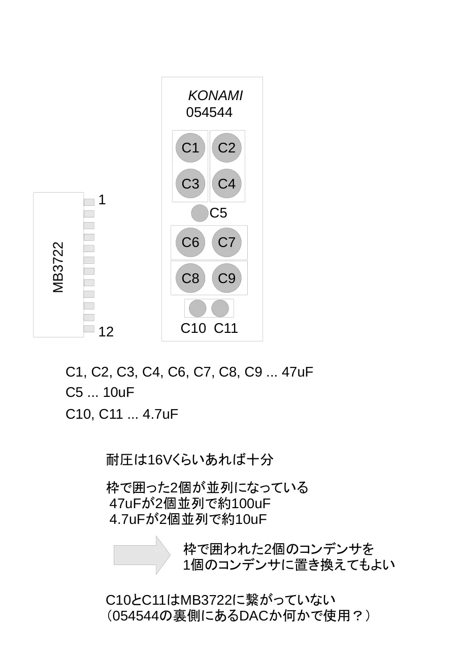 054544 hybrid chip memo manual|konami|parts-and-peripherals|.webp