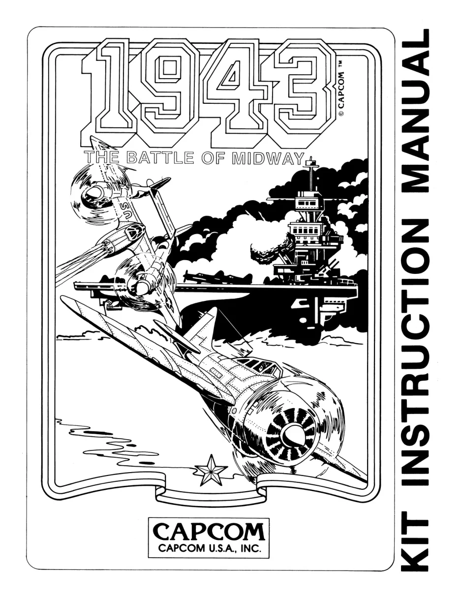 1943 the battle of instruction manual|capcom|games|.webp
