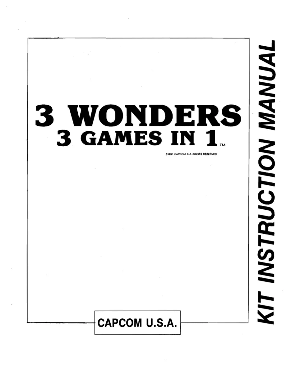 3 wonders conversion kit instructions|capcom|games|.webp