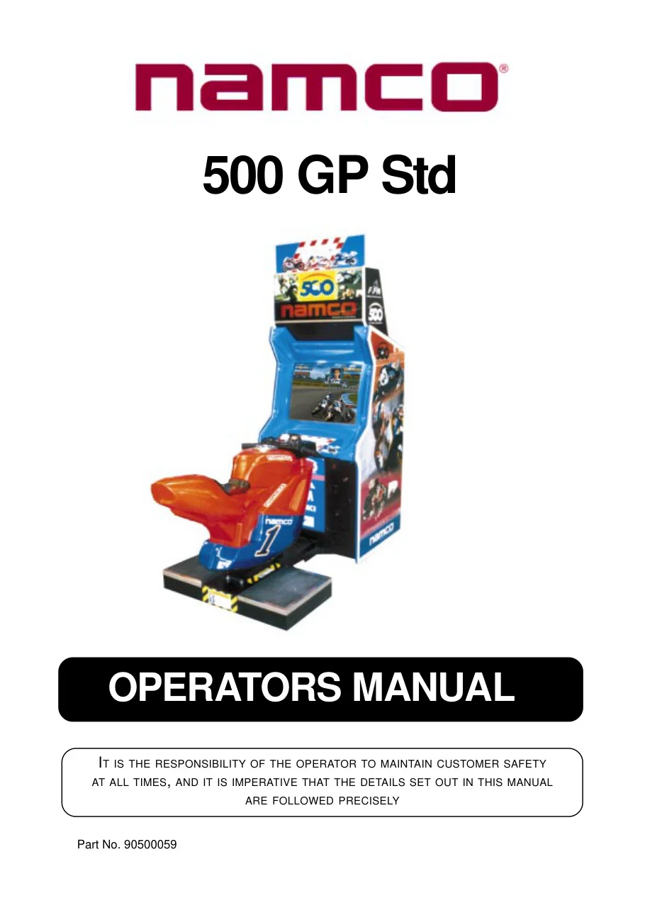 500gp standard manual|sega|games|.webp