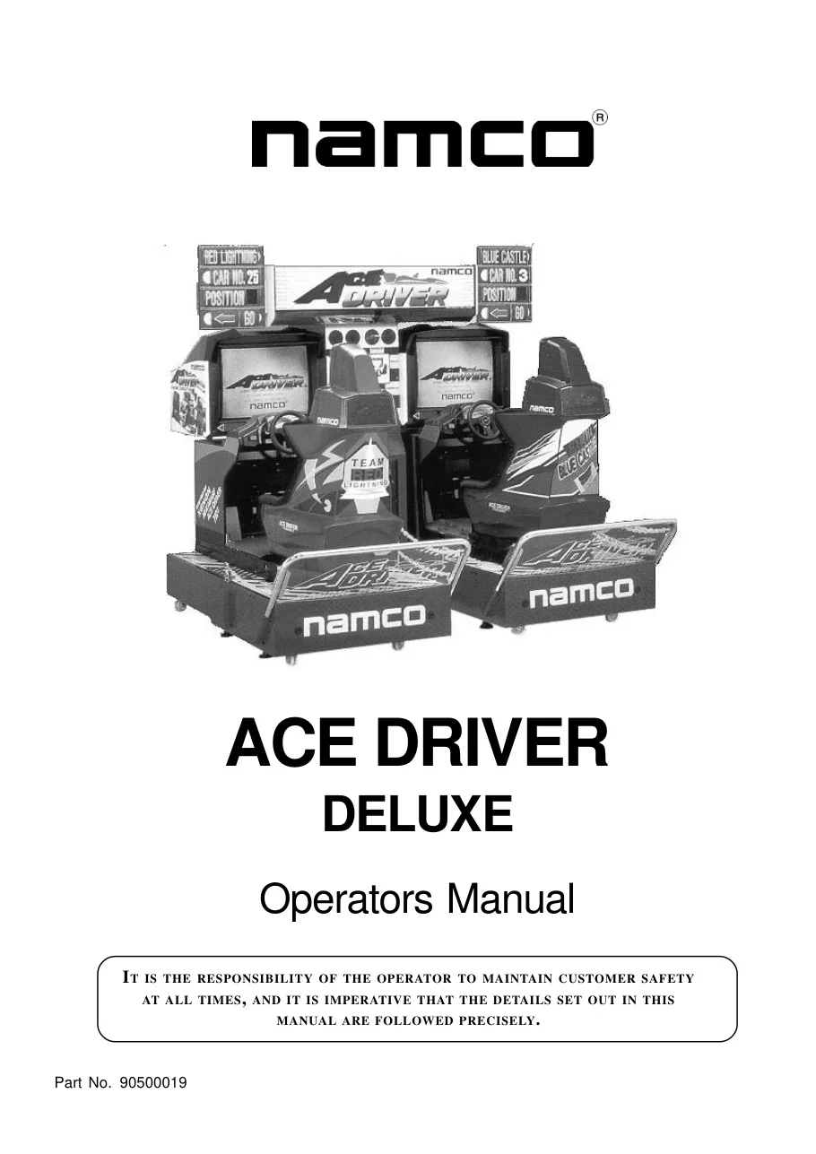 ace driver manual|namco|games|.webp