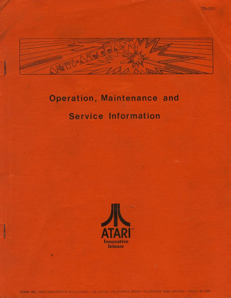 anti aircraft tm-025 manual|atari|games|.webp