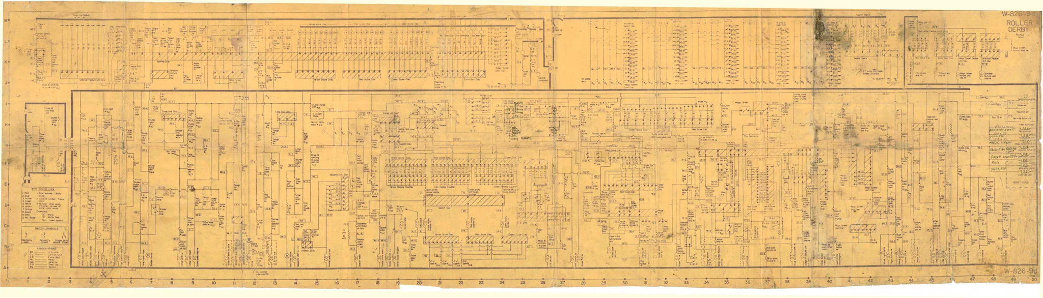 arcade roller derby by manufacturing corporation schematic|bally-midway|schematics-and-wiring|.webp
