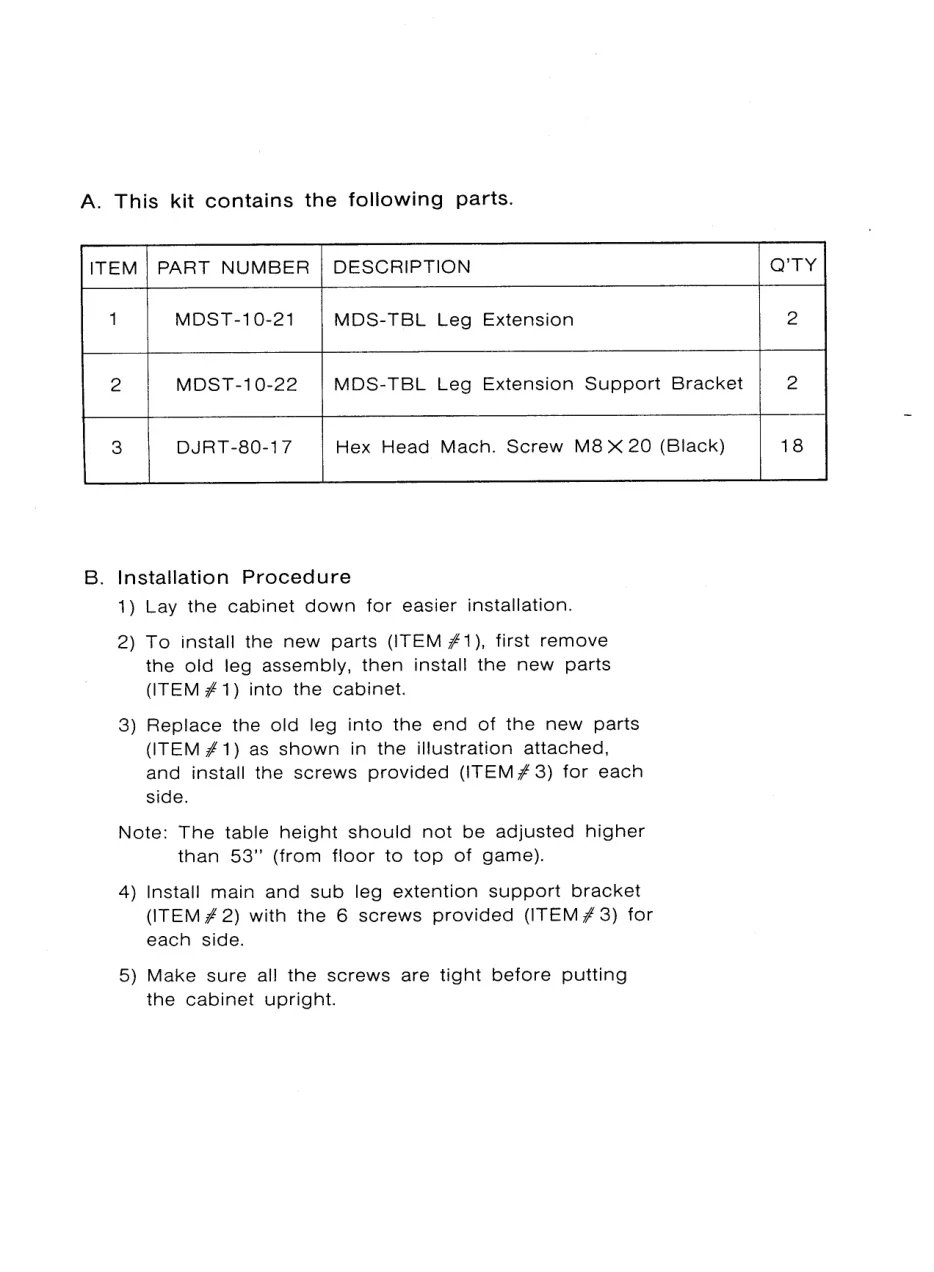 arcade vs leg extension by installation guide conversion kit instructions|nintendo|parts-and-...webp