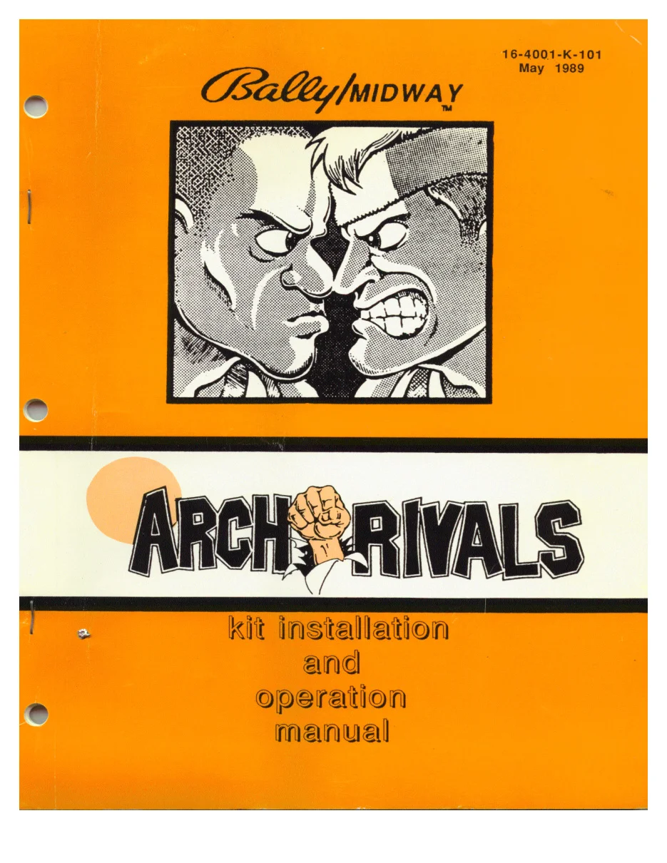 arch rivals installation operation manual|bally-midway|games|.webp
