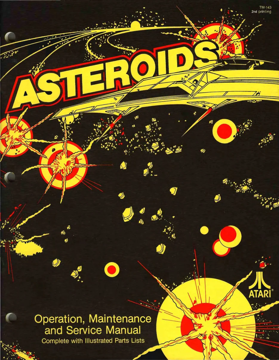 asteroids tm-143 manual|atari|games|2nd printing.webp
