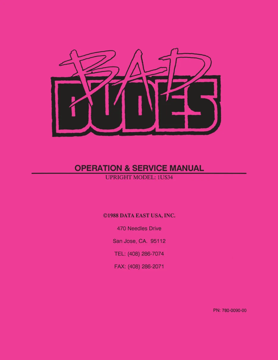 bad dudes vs dragon ninja service manual|data-east|games|.webp