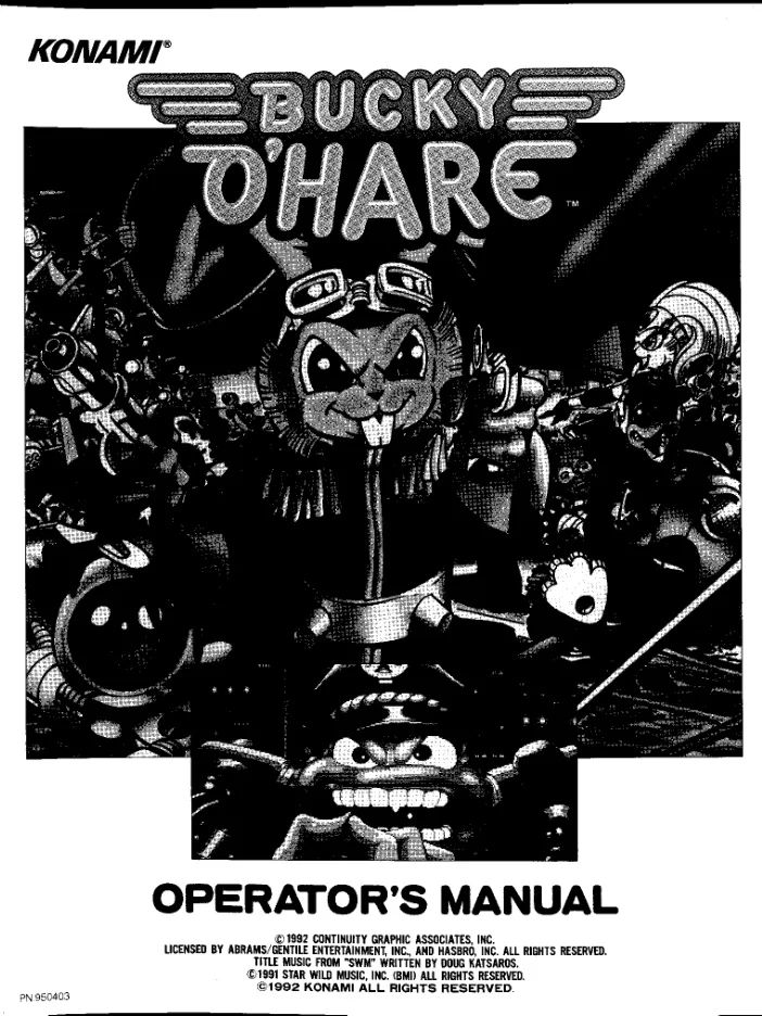 bucky o hare operation manual|konami|games|.webp