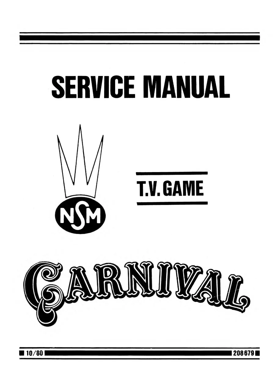 carnival german nsm manual|sega|games|.webp