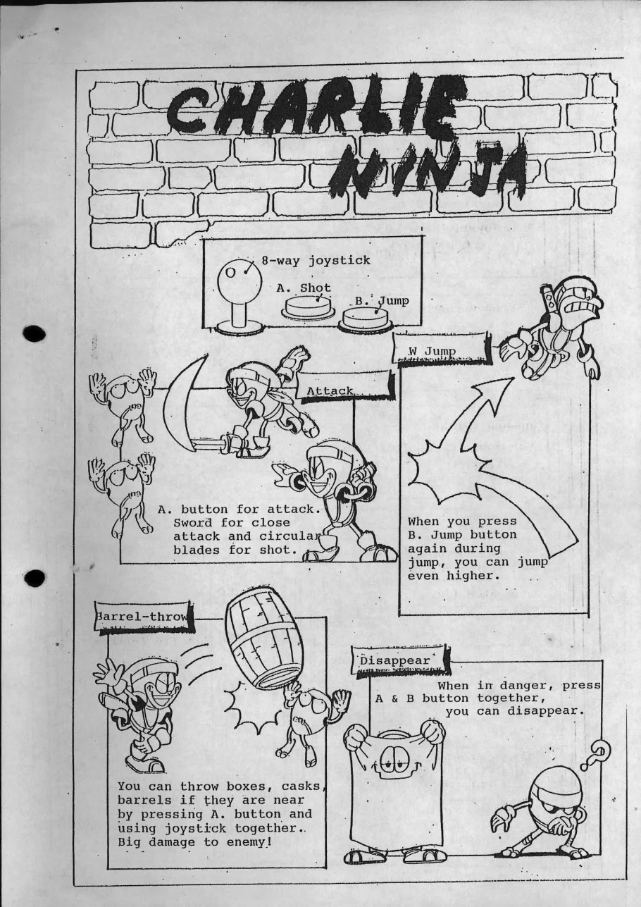 charlie ninja manual|mitchell|games|.webp