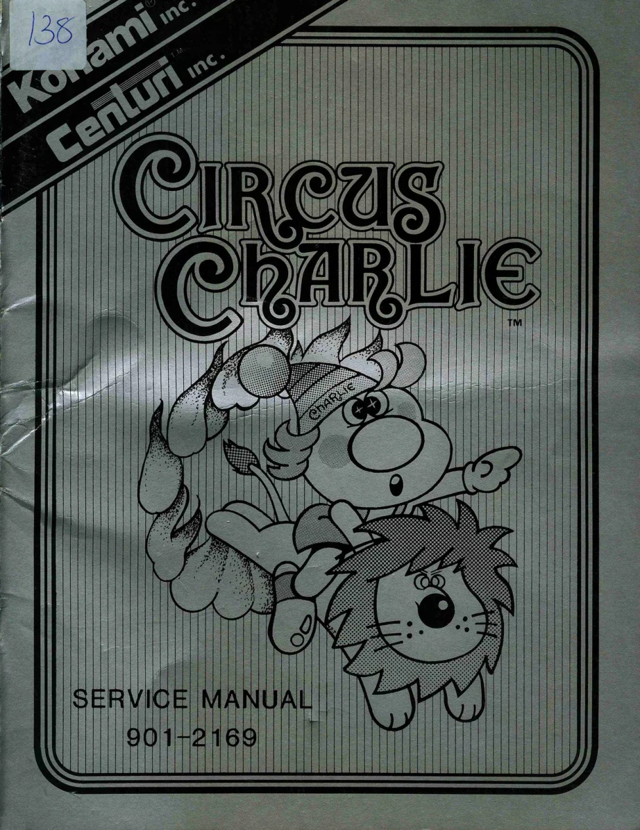 circus charlie service manual|konami|games|.webp