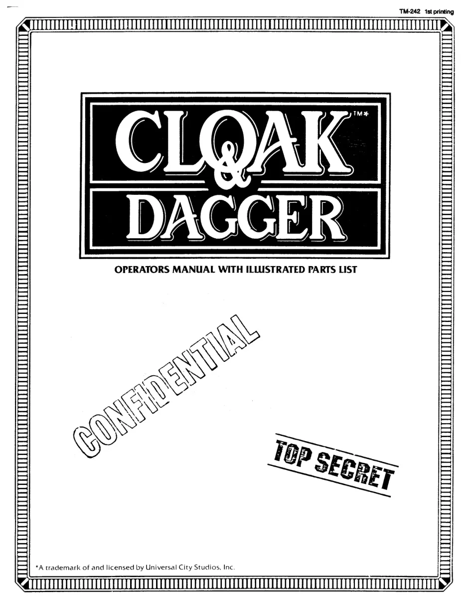 cloak dagger with illustrated lists parts list|atari|games|.webp