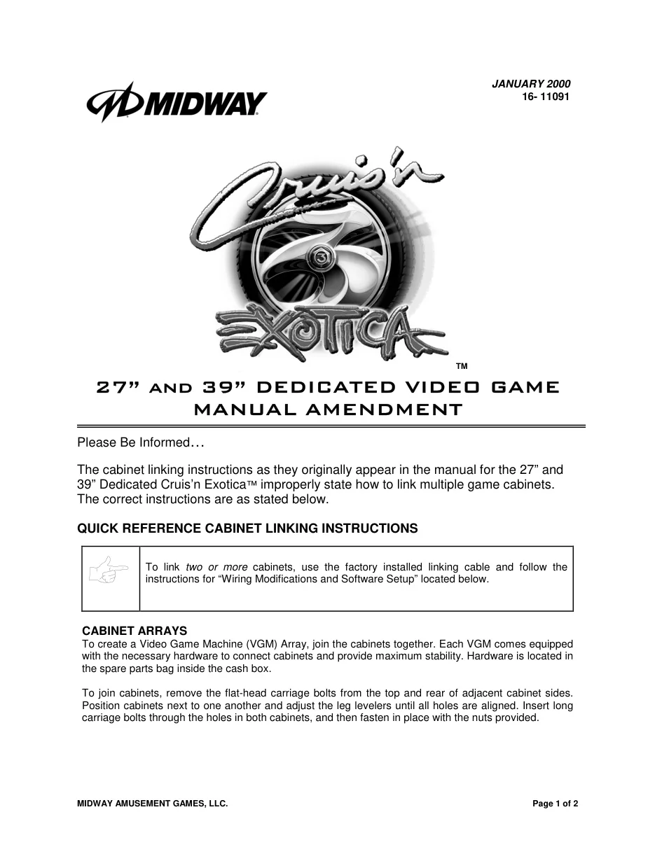 cruisn exotica linking amendment manual|bally-midway|games|.webp