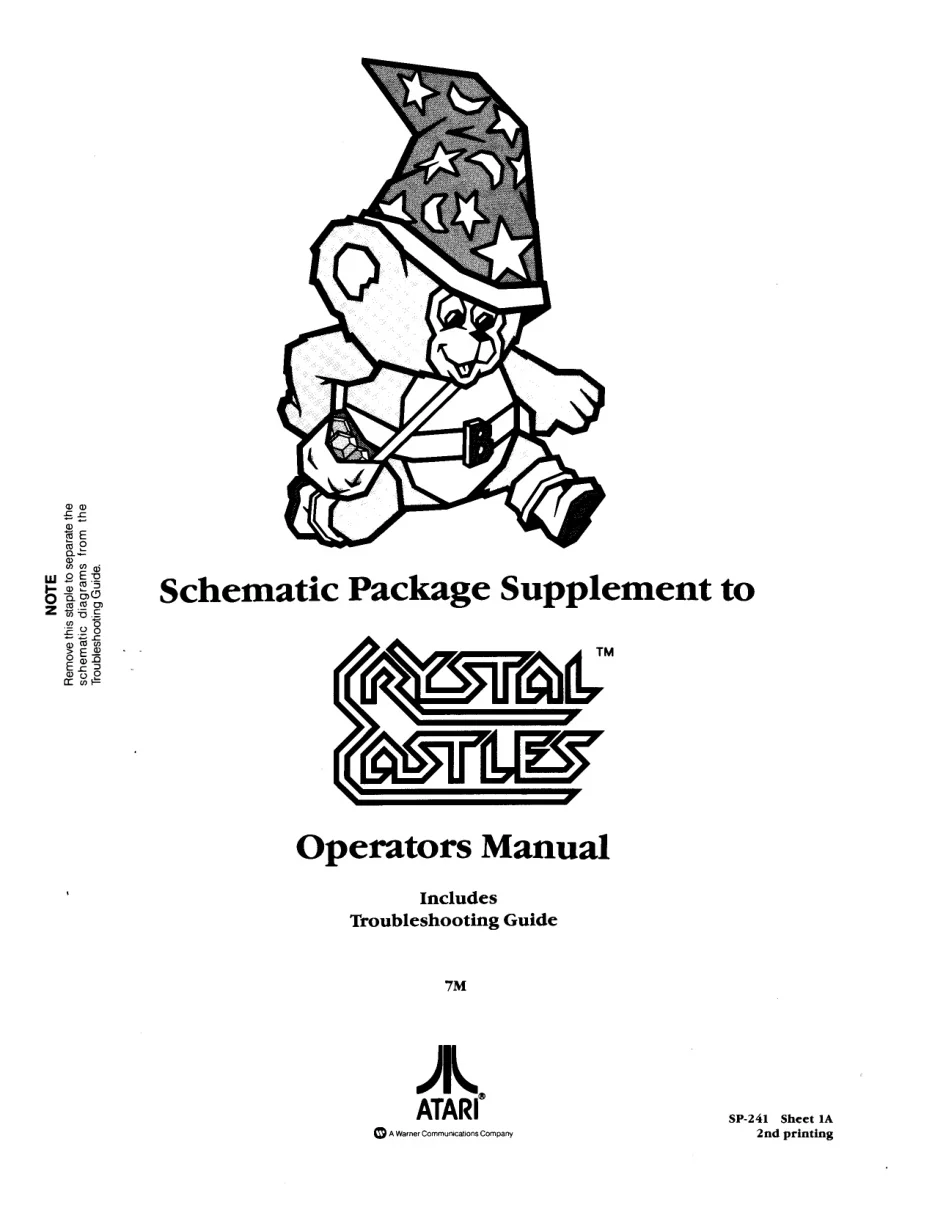 crystal castles sp-241 manual|atari|games|2nd printing.webp