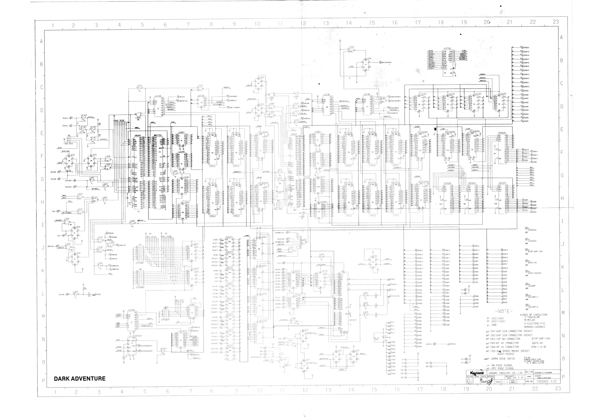 dark adventure schematic|konami|schematics-and-wiring|.webp