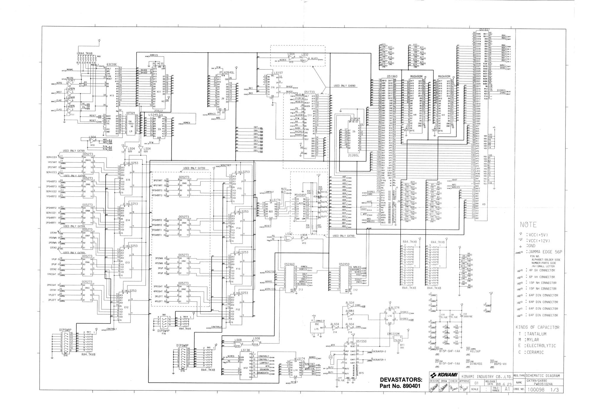devastators schematic|konami|schematics-and-wiring|.webp
