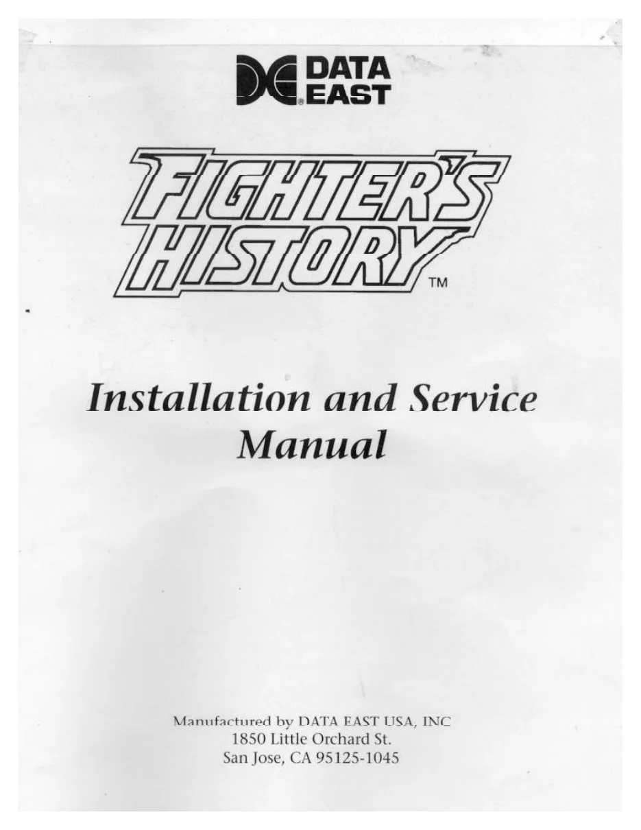 fighters history manual|data-east|games|.webp