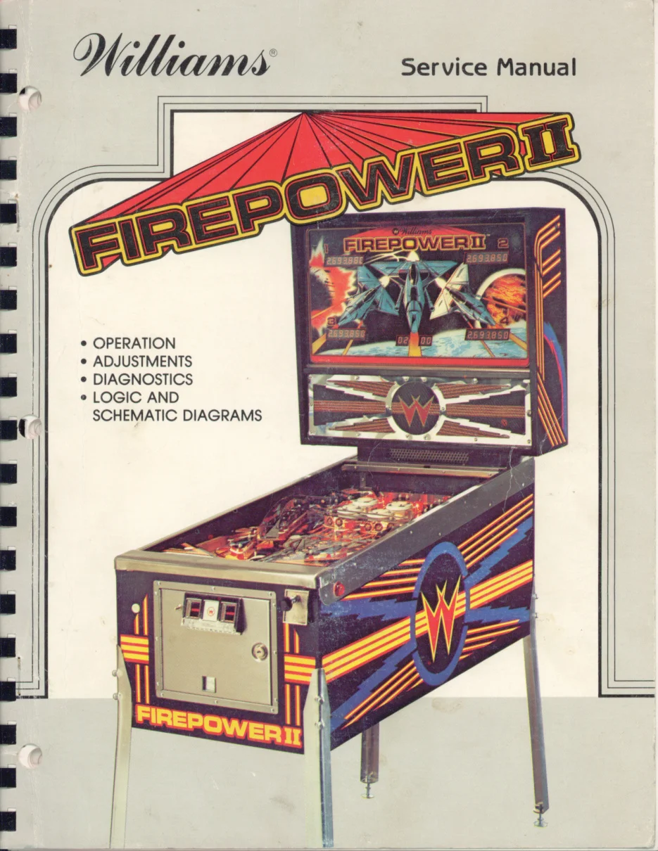 firepower ii operation manual|williams|pinball-em-adjacent|.webp