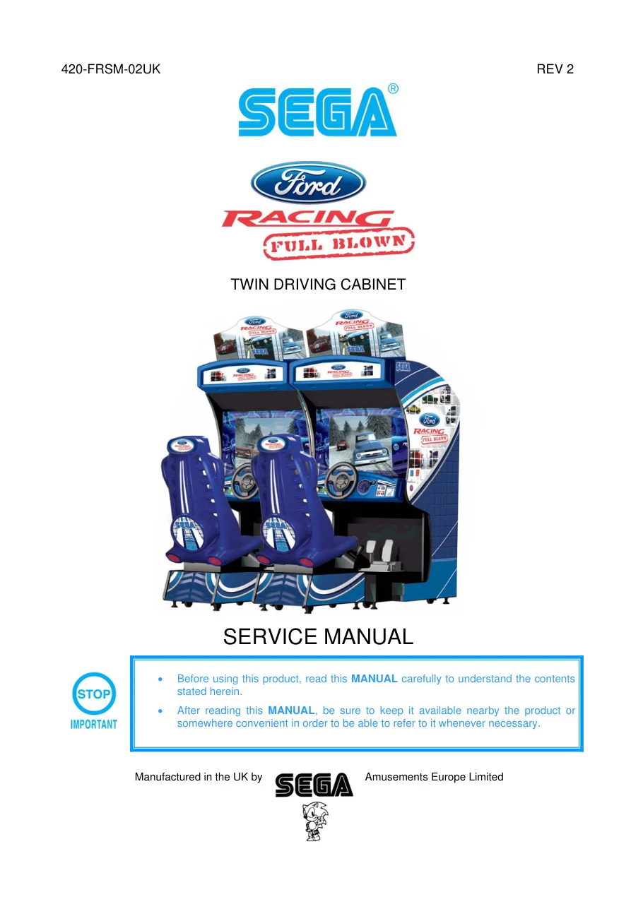 ford racing arcade uk twin manual|sega|games|.webp
