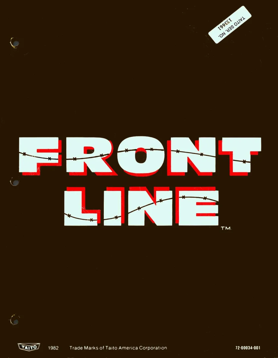 frontline manual|taito|games|.webp