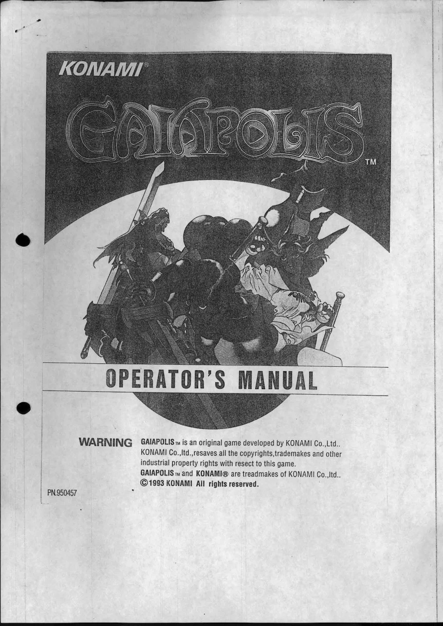 gaiapolis operation manual|konami|games|.webp