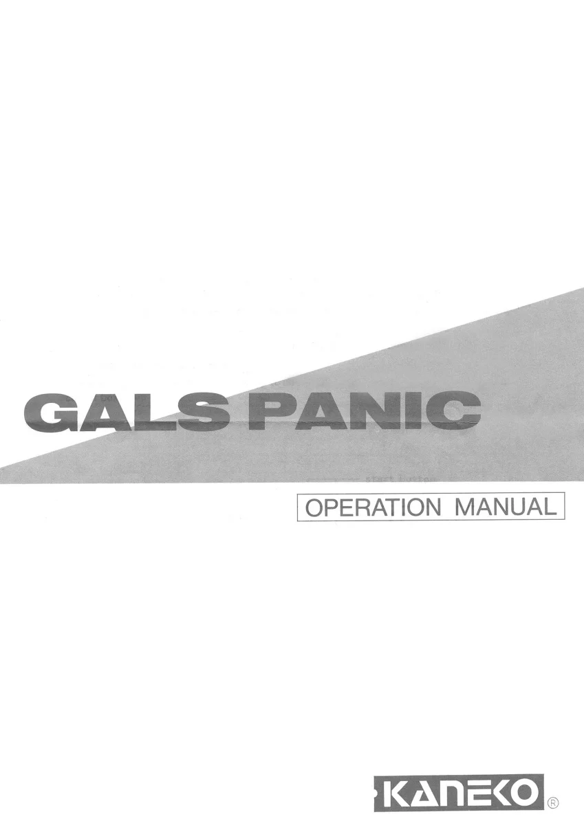 gals panic manual|kaneko|games|.webp