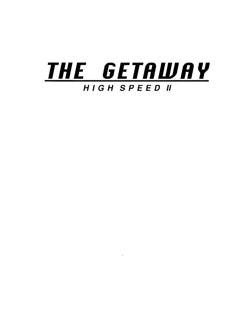 getaway high speed ii the operation manual|williams|pinball-em-adjacent|.webp