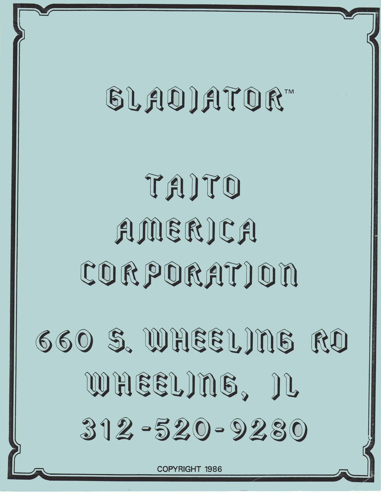 gladiator with schematic|taito|games|.webp