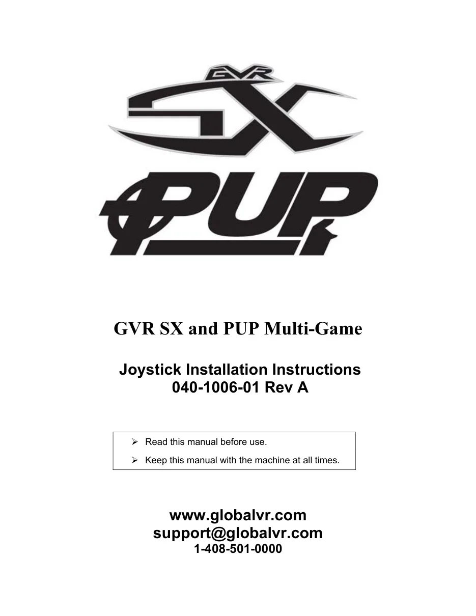 global vr sx-pup joystick install manual|global-vr|parts-and-peripherals|.webp