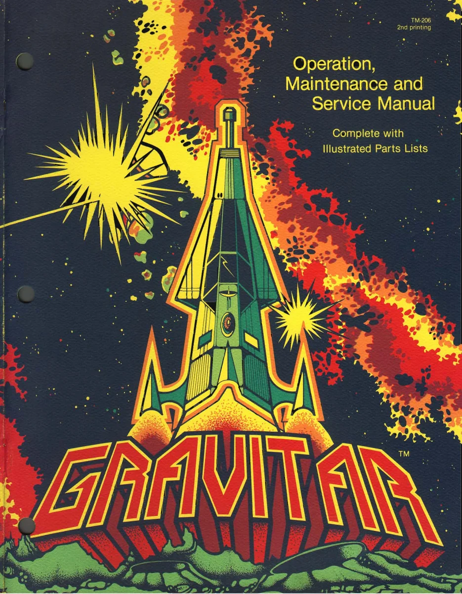 gravitar tm-206 manual|atari|games|2nd printing.webp