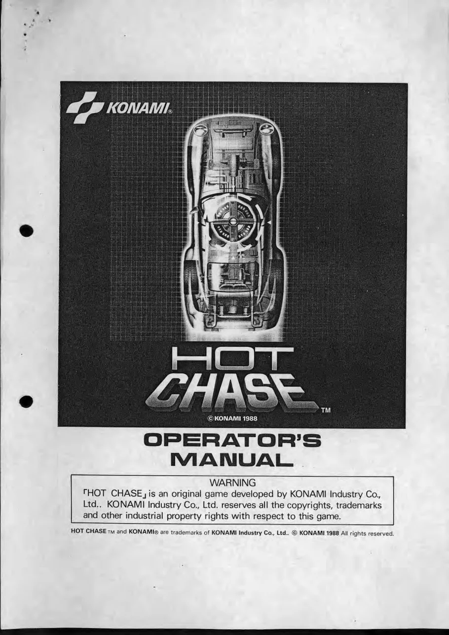 hot chase operation manual|konami|games|.webp