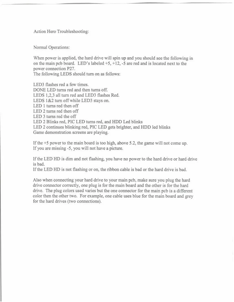 johnny nero action hero mainboard tshoot guide manual|global-vr|games|.webp