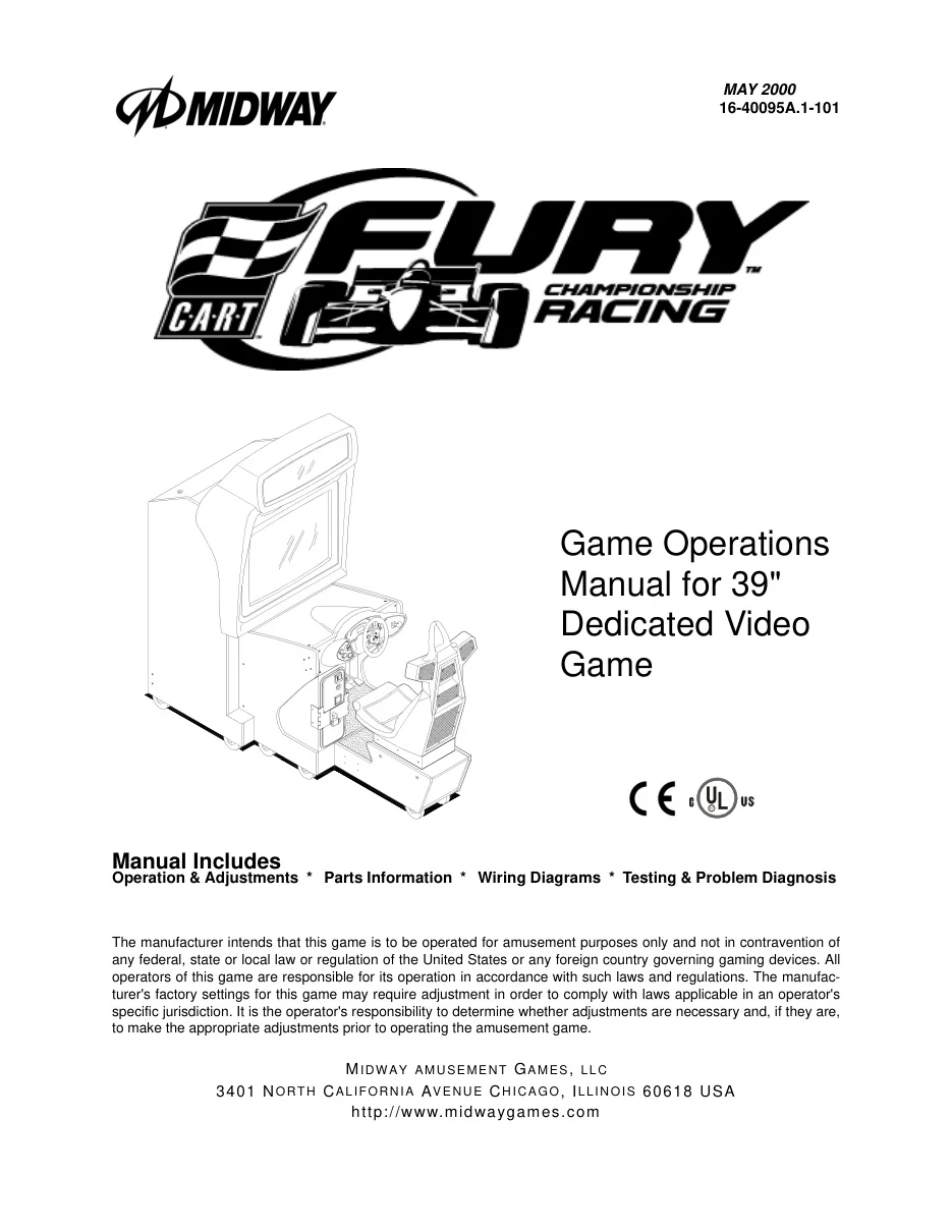 kart fury 39in manual|bally-midway|games|.webp