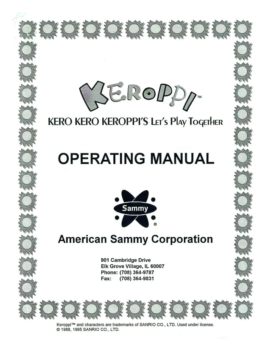 kero keroppi let play together manual|sammy|games|.webp