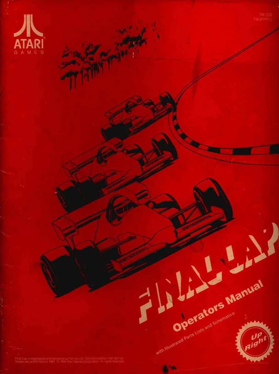 lap tm-325 manual|namco|games|1st printing.webp