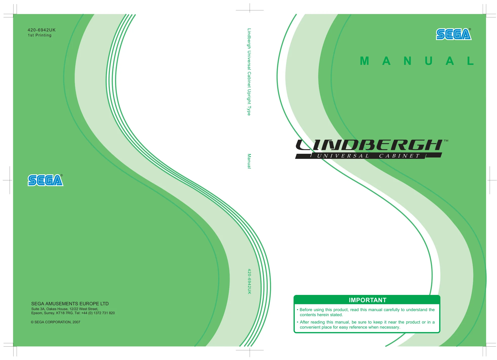 lindbergh universal cabinet manual|sega|cabinets|.webp