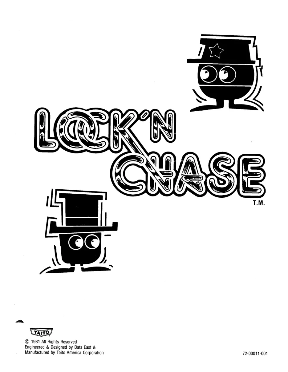 lock n chase manual|taito|games|.webp