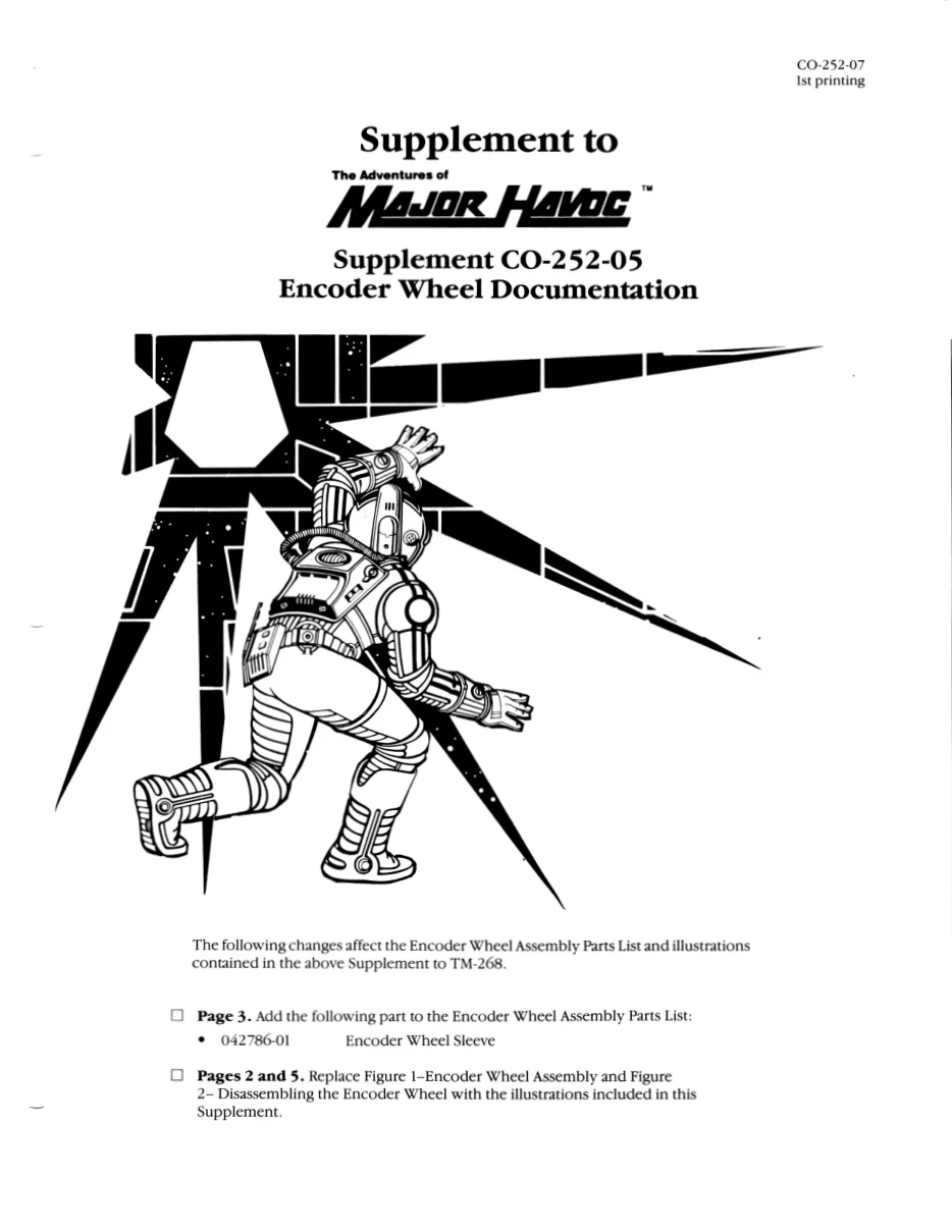 major havoc co-252-07 encoder assembly correction supplement to co-252-05 doc manual|atari|ga...webp