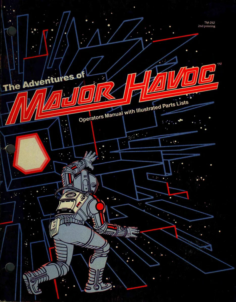 major havoc tm-252 manual|atari|games|2nd printing.webp