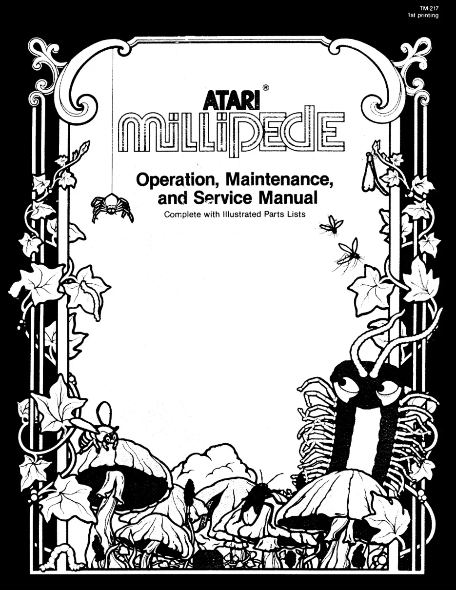 millipede manual|atari|games|.webp