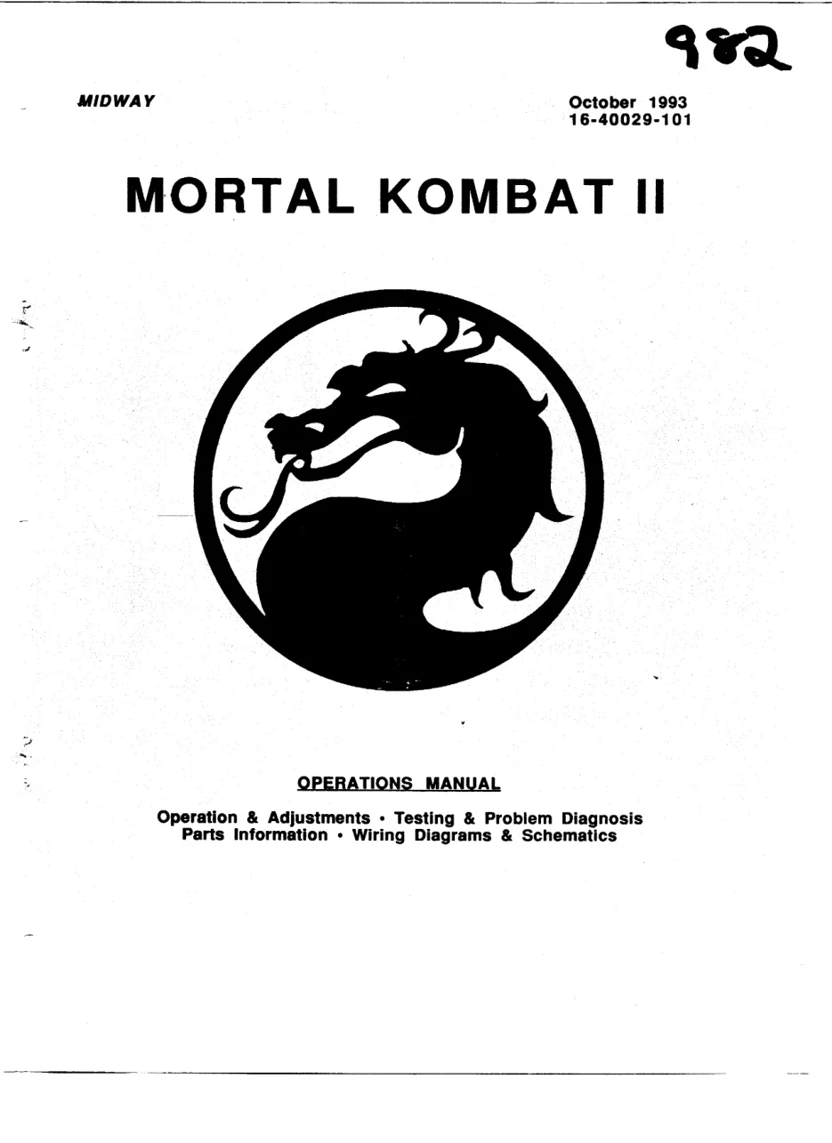 mortal kombat 2 manual|bally-midway|games|.webp