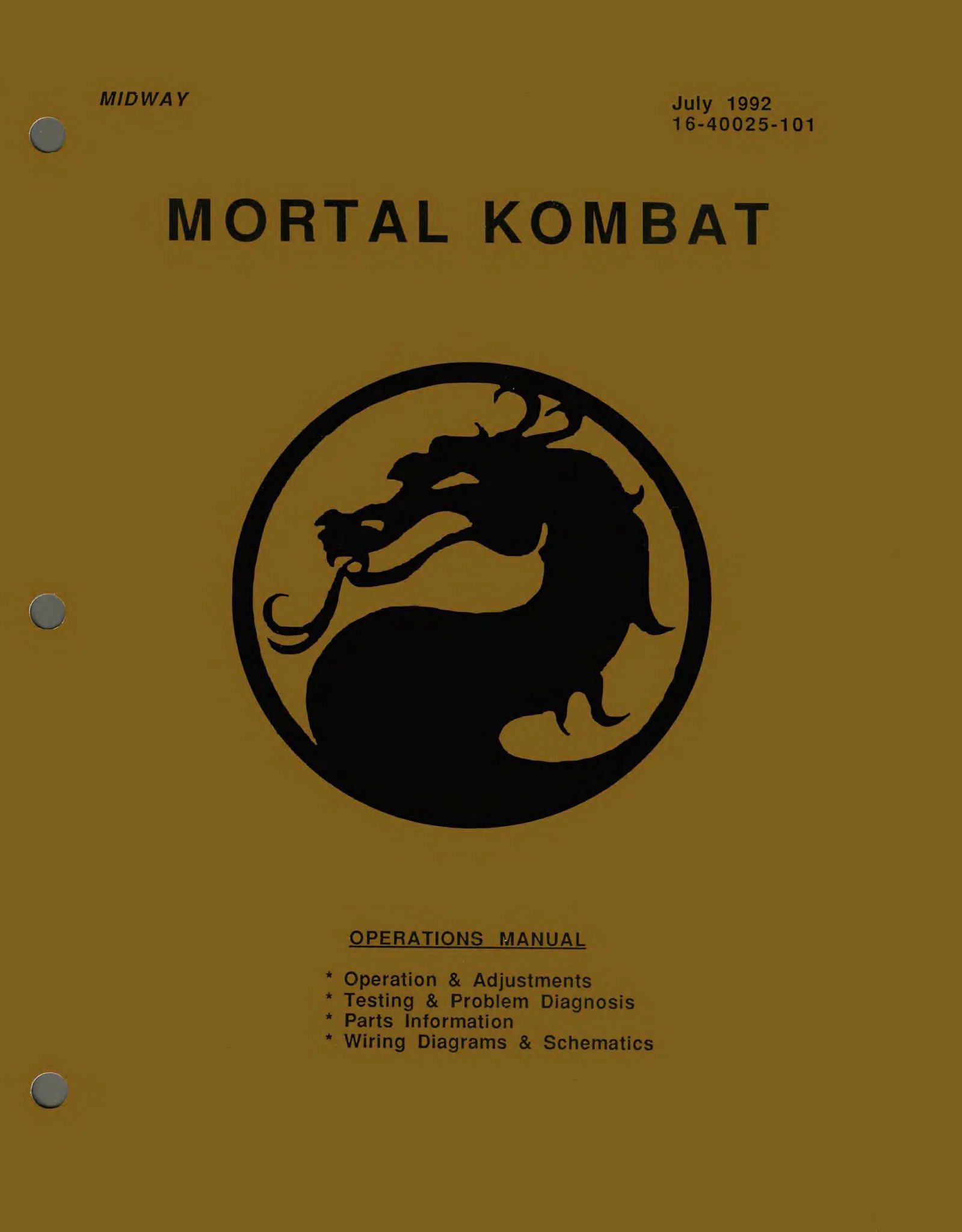 mortal kombat dedicated operation manual|bally-midway|pinball-em-adjacent|.webp