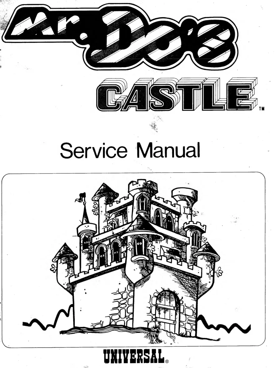 mr do castle service manual|universal|games|.webp