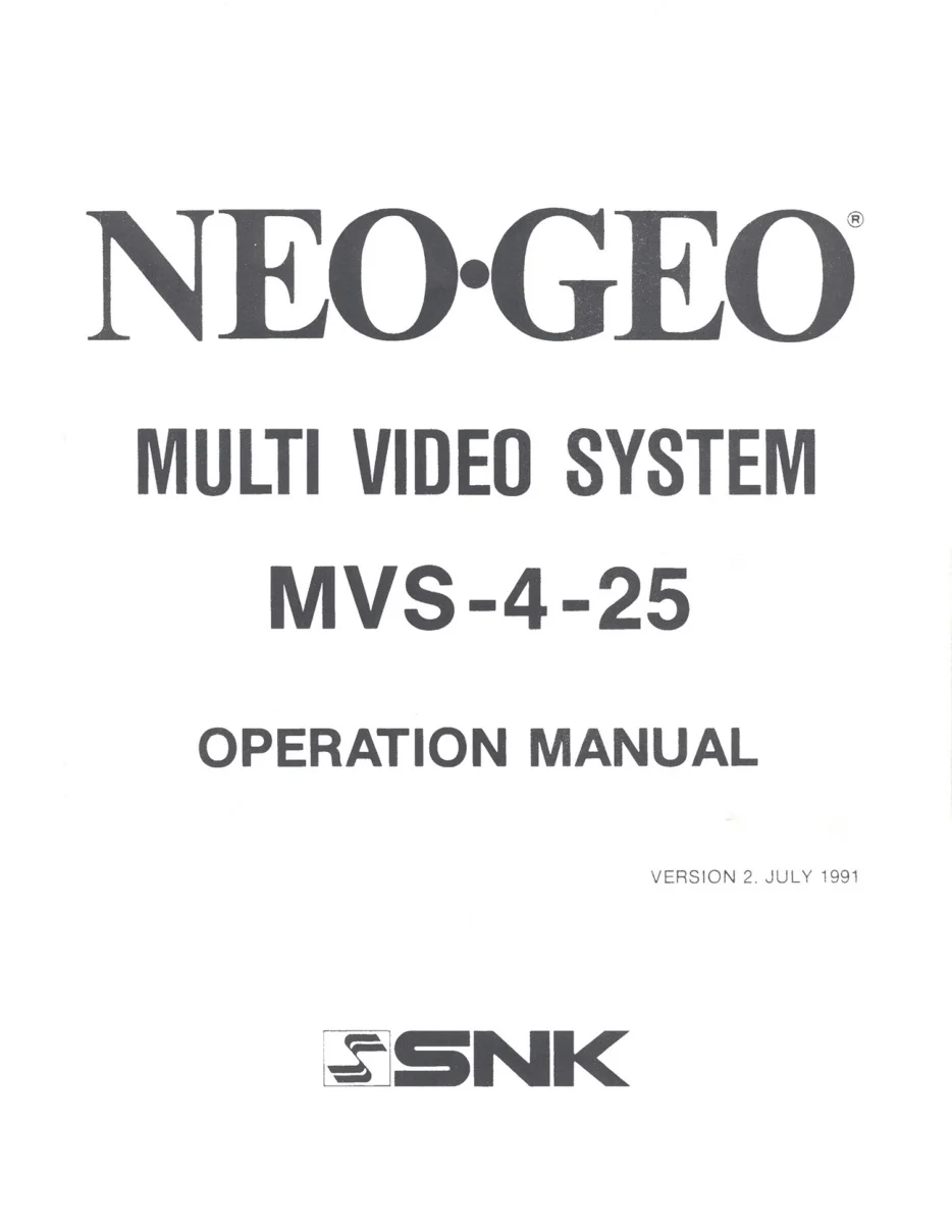 neo geo mvs-4-25 manual|snk|cabinets|.webp