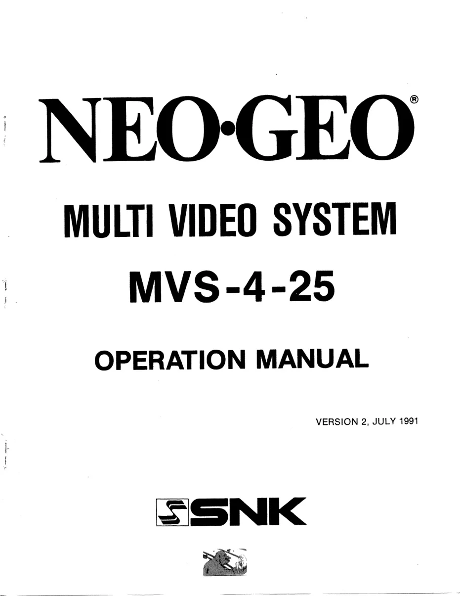 neo geo mvs 4 manual|snk|cabinets|.webp