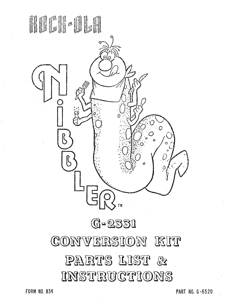nibbler conversion kit instructions|rock-ola|games|.webp