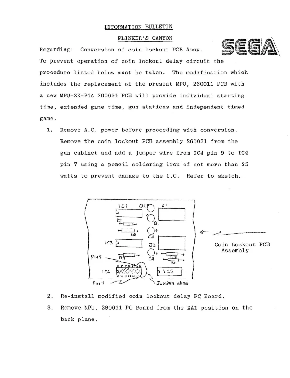 note plinker canyon service manual|atari|games|.webp