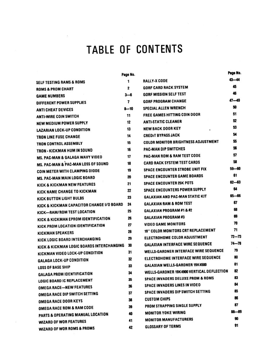 notes service manual|bally-midway|games|.webp