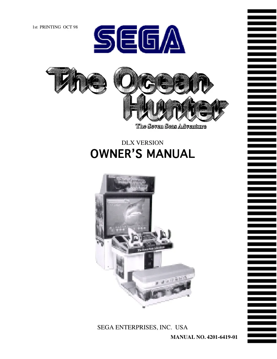 ocean hunter manual|sega|games|.webp