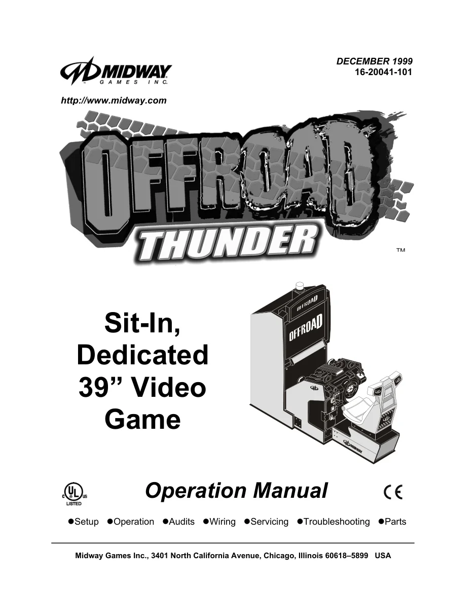 off road thunder 39in manual|bally-midway|games|.webp
